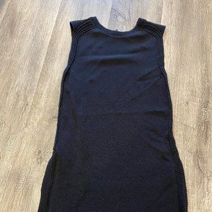 Athleta Knit Sweater Tunic Black